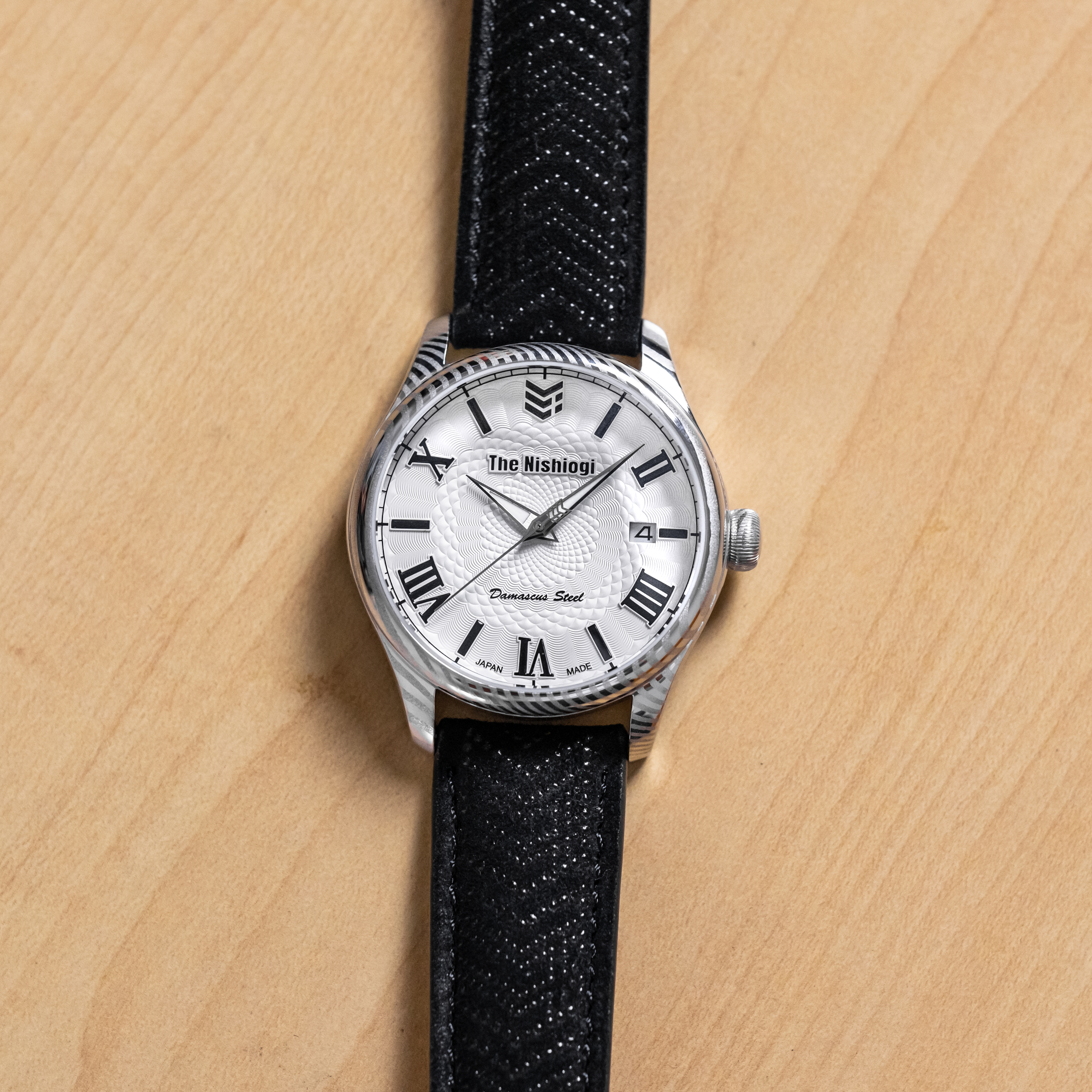 ザ・ニシオギ 腕時計 The Nishiogi ～平城～ 白雲（メンズ）印伝